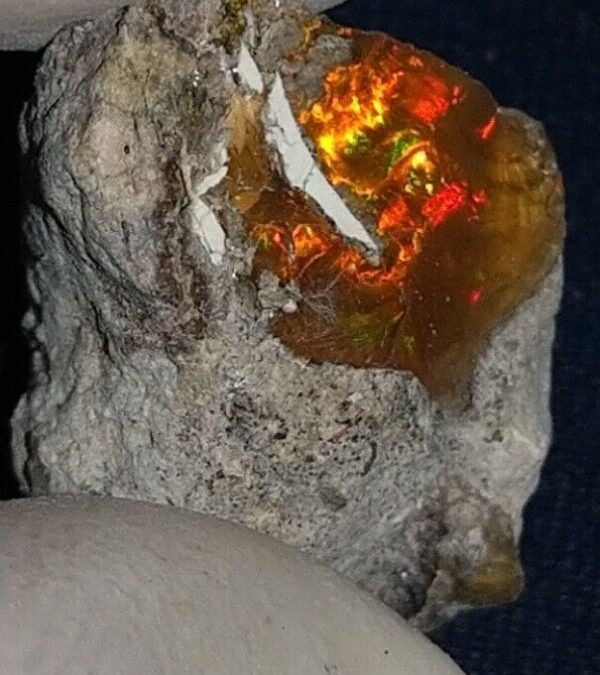 7.5 Carat Beautiful Ethiopian Wello (Welo) Opal Rough #WR2000706012