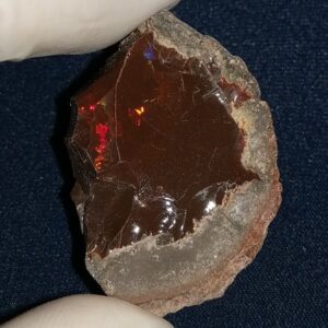 52.55 Carat Ethiopian Chocolate Shewa Rough Opal #5210806023