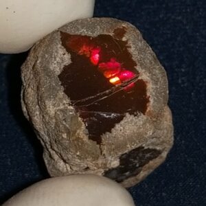 34.9 Carat Ethiopian Chocolate Shewa Rough Opal #5210806024