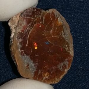 31.5 Carat Ethiopian Chocolate Shewa Rough Opal #5210806025