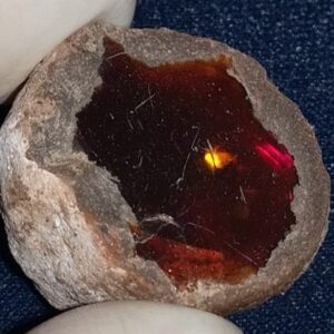 25.7 Carat Ethiopian Chocolate Shewa Rough Opal #5210806044