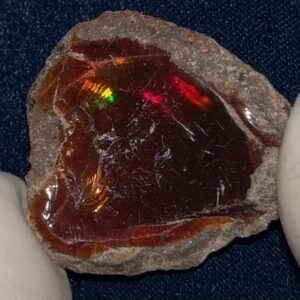 21.5 Carat Ethiopian Chocolate Shewa Rough Opal #5210806045