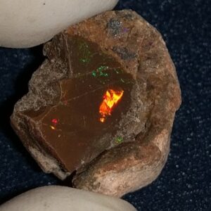 21.7 Carat Ethiopian Chocolate Shewa Rough Opal #5220806038