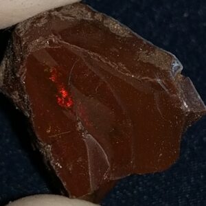 31.65 Carat Ethiopian Chocolate Shewa Rough Opal #5230810021