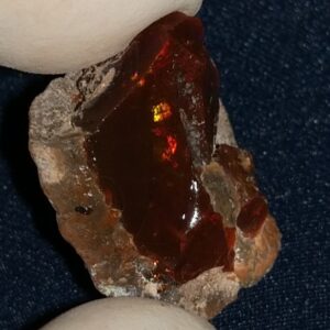 30.65 Carat Ethiopian Chocolate Shewa Rough Opal #5230810025