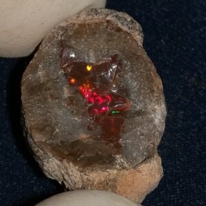 26.95 Carat Ethiopian Chocolate Shewa Rough Opal #5230810044