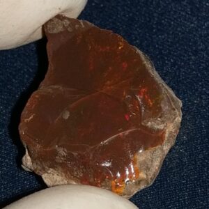 29.45 Carat Ethiopian Chocolate Shewa Rough Opal #5230810048